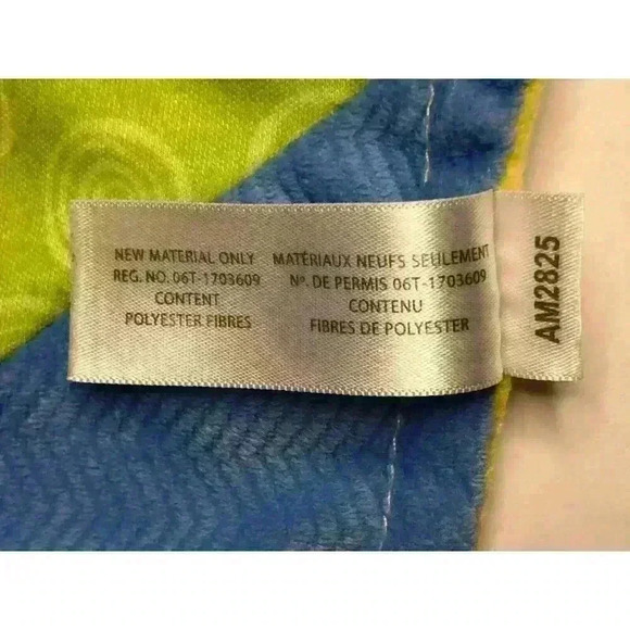 Taggies Pink Patchkins Bunny Rabbit Lovey Security Blanket Plush 13 inch - Picture 10 of 11